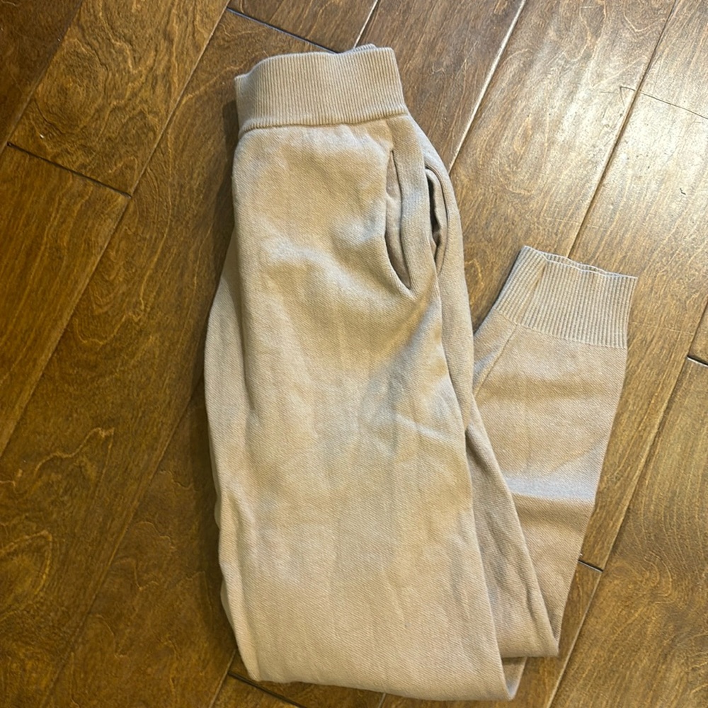 Ellandemm knit camel joggers small